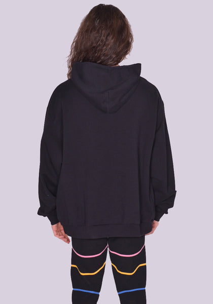 MARNI LOOPBACK SWEAT HOODIE BLACK SS23 | DOSHABURI Online Shop