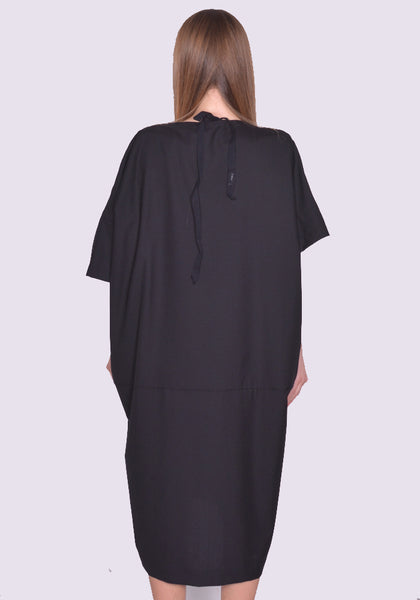 MARINA YEE SS23-0021-999 PEPPER FOLD COLLAR DRESS SS23 | DOSHABURI Online Shop