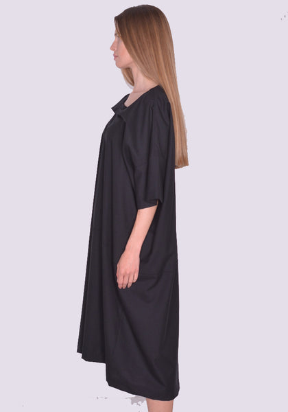 MARINA YEE SS23-0021-999 PEPPER FOLD COLLAR DRESS SS23 | DOSHABURI Online Shop