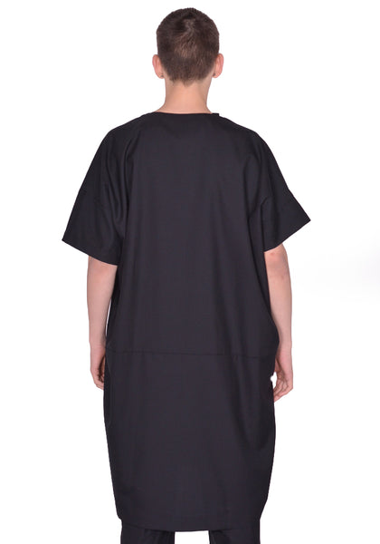 MARINA YEE SS23-0021-999 PEPPER FOLD COLLAR DRESS SS23 | DOSHABURI Online Shop