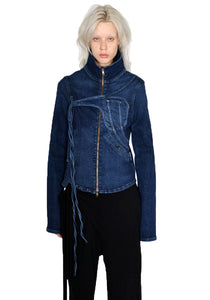 OTTOLINGER 1703301 FITTED DENIM JACKET BLUE FW23 | DOSHABURI Online SHop