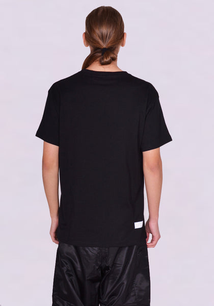 RANDOM IDENTITIES JS-83S-22 PRINTED T-SHIRT BLACK