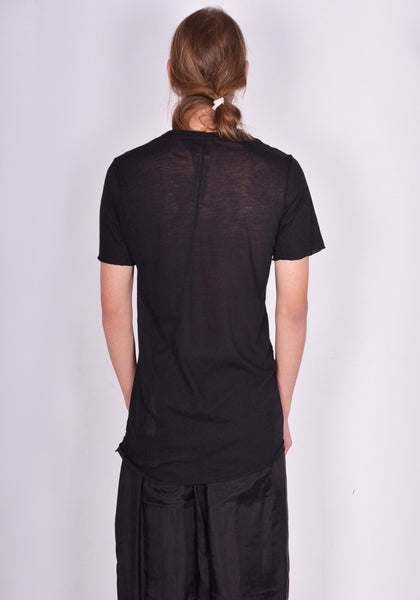 RICK OWENS MEN RU01D3251 UC BASIC T-SHIRT BLACK