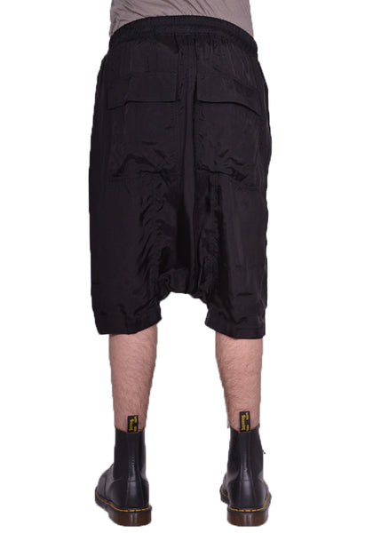 RICK OWENS MEN RU01D3384 J 09 RICK'S PODS SHORTS BLACK SS24 | DOSHABURI Online Shop