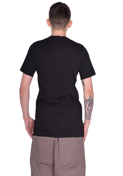 RICK OWENS MEN  RU01D3251 JA 09 BASIC T-SHIRT BLACK SS24 | DOSHABURI Online Shop