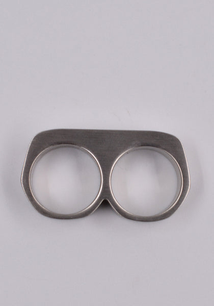 RICK OWENS MEN RJ0000055 MMT DOUBLE GRILL RING PALLADIO SS24 | DOSHABURI Online Shop