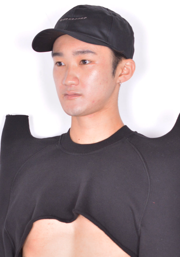 RICK OWENS MEN BACEBALL CAP BLACK SS24 | DOSHABURI Online Shop