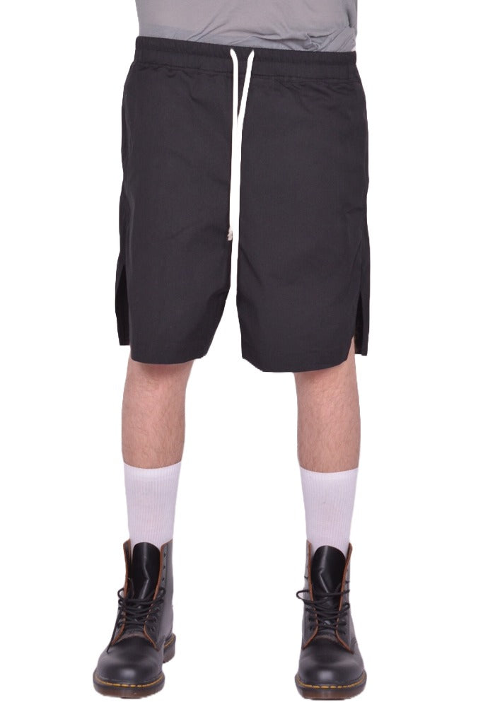 RICK OWENS MEN RU02E1397 TE 09 BOXER SHORTS COTTON BLACK (New Season FW25)