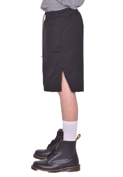 RICK OWENS MEN RU02E1397 TE 09 BOXER SHORTS COTTON BLACK (New Season FW25)