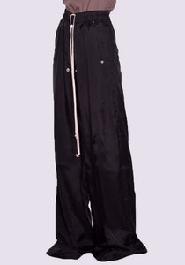 RICK OWENS WOMEN RP01C5361 J DRAWSTRING GETH BELAS PANTS BLACK SS23 | DOSHABURI Online Shop