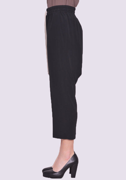 RICK OWENS WOMEN RP01C5308 CC 09 DRAWSTRING CROPPED PANTS SS23 | DOSHABURI Online Shop