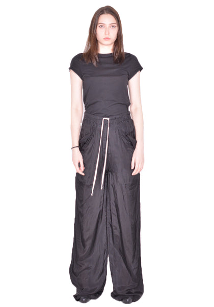 RICK OWENS WOMEN RP01D2312 LIDO PANTS BLACK SS24 | DOSHABURI Online Shop