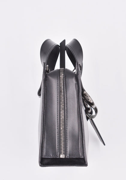 YOHJI YAMAMOTO DISCORD DZ-I04-703 MINI ZIPPED TOTE BAG BLACK | DOSHABURI Online Shop