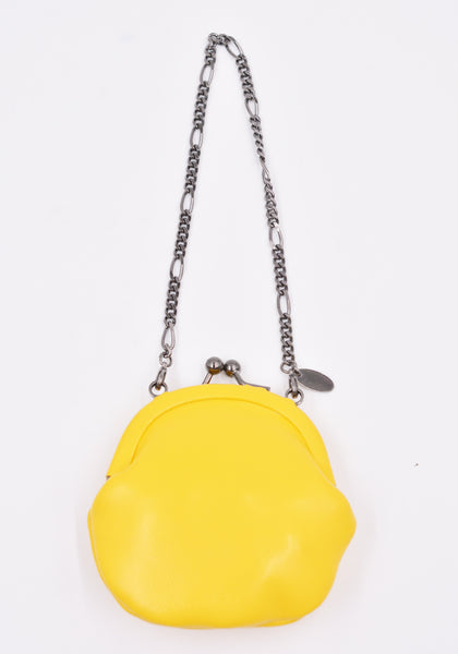 YOHJI YAMAMOTO DISCORD DZ-A90-707 COIN NECKLACE SHEEP SKIN YELLOW | DOSHABURI Online Shop