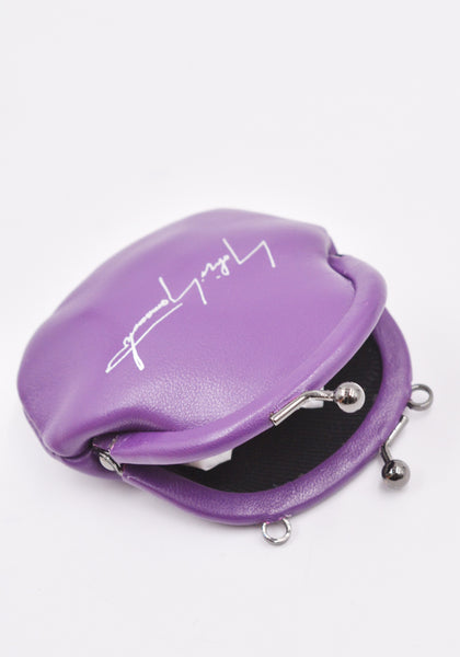 YOHJI YAMAMOTO DISCORD DZ-A90-707 COIN NECKLACE SHEEP SKIN PURPLE | DOSHABURI Online Shop