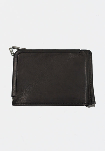 YOHJI YAMAMOTO DISCORD DY-A05-796 MONEY CLIP WALLET BLACK SS24 | DOSHABURI Online Shop