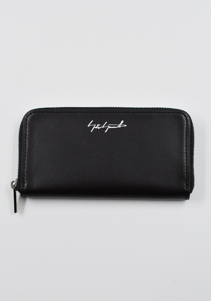 YOHJI YAMAMOTO DISCORD DY-A14-793 ROUND CARD CASE BLACK SS24 | DOSHABURI Online Shop