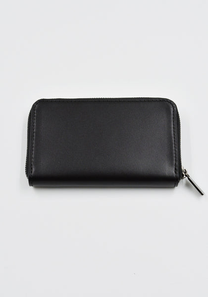 YOHJI YAMAMOTO DISCORD DY-A14-793 ROUND CARD CASE BLACK SS24 | DOSHABURI Online Shop