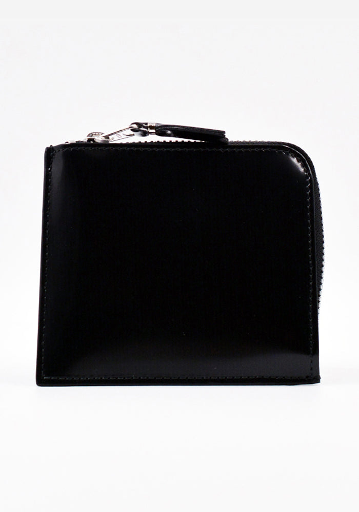 COMME DES GARCONS SA3100MI MIRROR INSIDE ZIP WALLET BLACK | DOSHABURI Online Shop