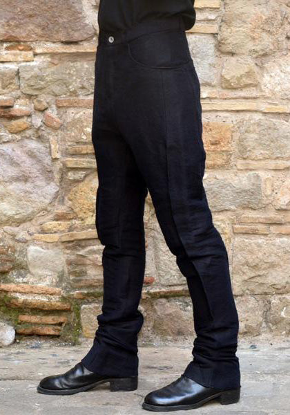 INDIVIDUAL SENTIMENTS UNISEX LOW CROTCH PANTS NAVY-BLACK 50% Off-Sale