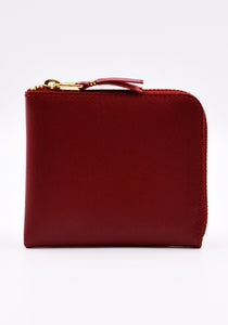 COMME DES GARCONS SA3100 COLOUR PLAIN ZIP WALLET RED | DOSHABURI Online Shop