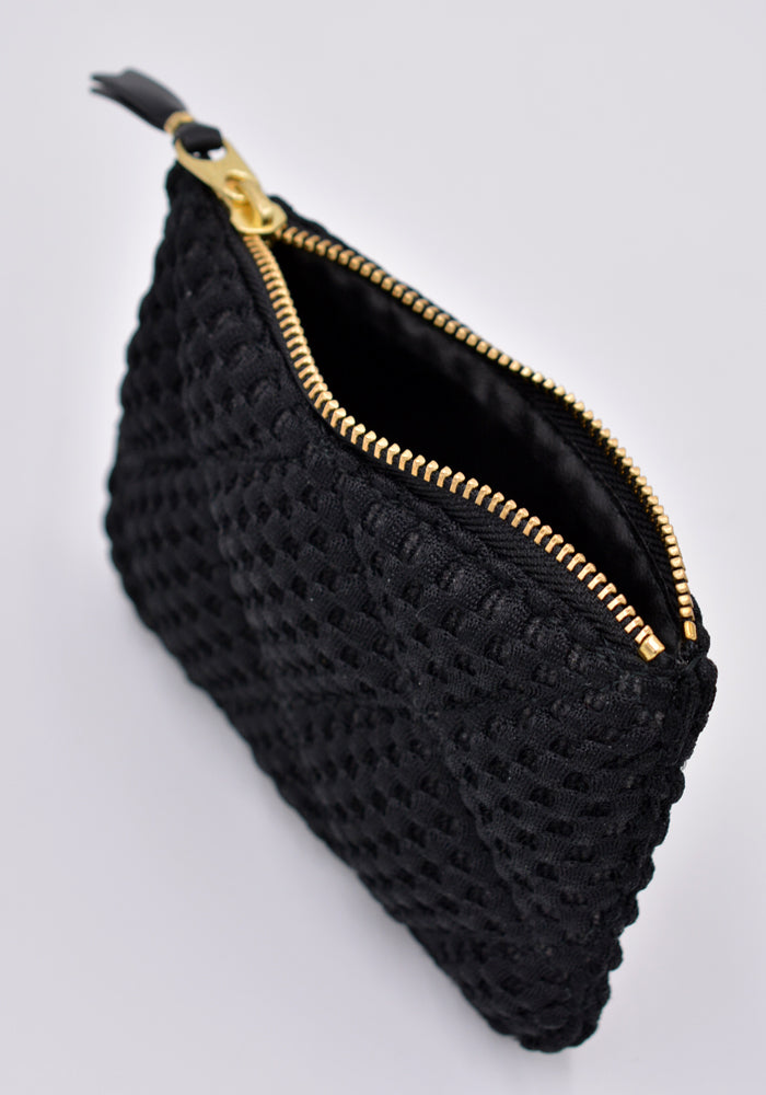 COMME DES GARCONS 通販 SA8100FT FAT TORTOISE TOP ZIP WALLET BLACK
