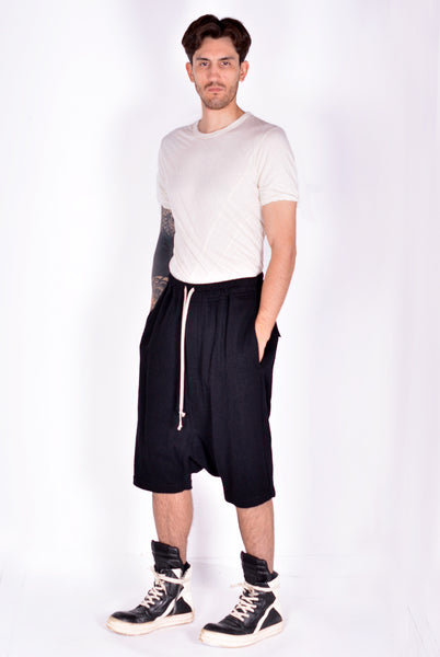 RICK OWENS RU20F3384 WCF 09 RICK'S PODS SHORTS BLACK FW20 | DOSHABURI Online Shop