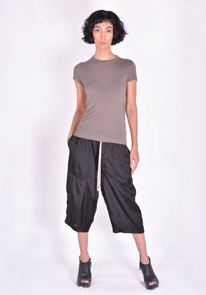 RICK OWENS RP01B4235 JS CROPPED LEVEL T-SHIRT DUST SS22 | DOSHABURI Online Shop