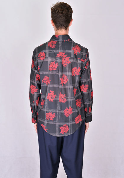 ERNEST W. BAKER PT14 FLORAL PRINT SHIRT 