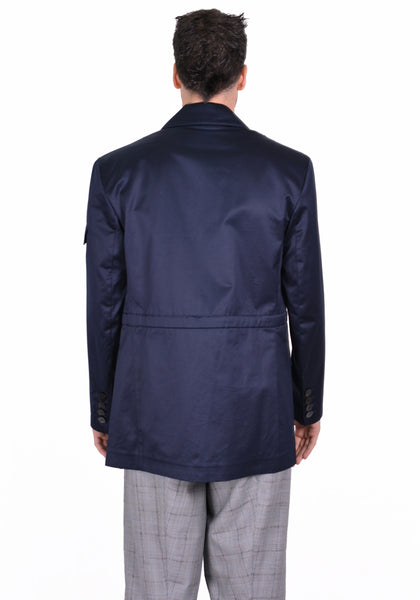 ERNEST W. BAKER JA03 OFFICERS JACKET NAVY BLUE - DOSHABURI Shop