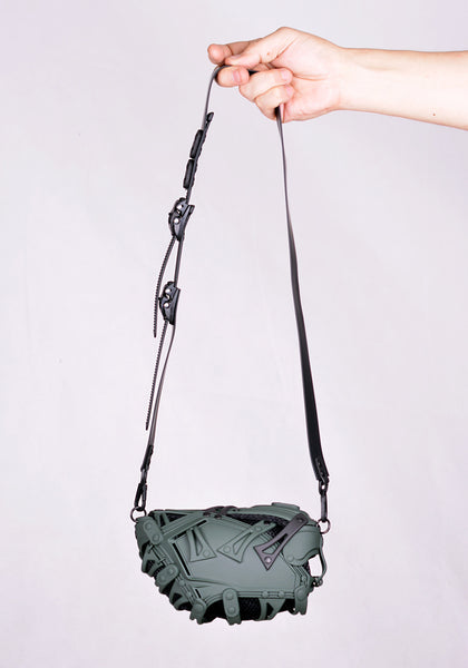 INNERRAUM I14GMBKPV20 SMARTPHONE BAG GREEN MATT/BLACK FW20 | DOSHABURI Online Shop