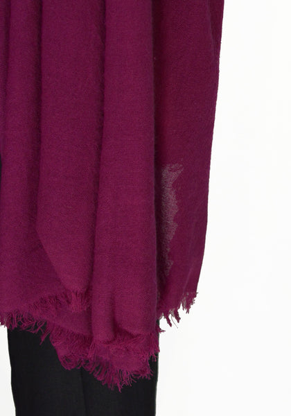 ANN DEMEULEMEESTER 1902-8632-W-406-057 SOFT CASHMERE SCARF VIOLET - DOSHABURI Shop