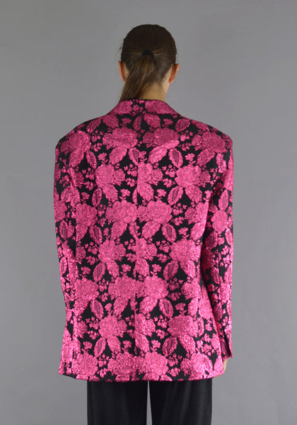 ART SCHOOL MJCKT004 OVERSIZED TAILORED JACKET PINK - DOSHABURI Shop