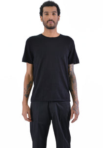 BIELO CASH KNIT T-SHIRT BLACK - DOSHABURI Shop