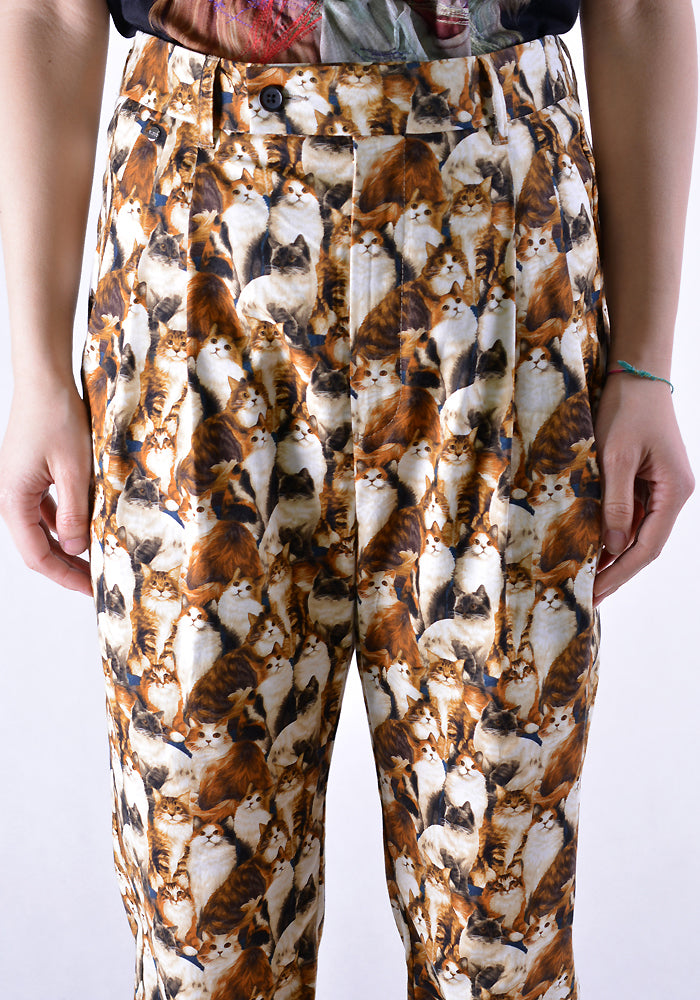 BLESS N°67 ブレス通販 LONG PLEATS TROUSERS ANIMAL WISH