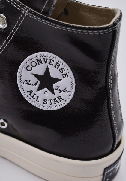 RICK OWENS DRKSHDW x CONVERSE DC01BX291 TURBODRK HI DENIM SHOES BLACK FW22