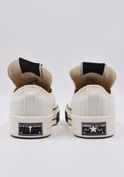 RICK OWENS DRKSHDW x CONVERSE DRKSTAR OX WHITE SS22 | DOSHABURI Online Shop