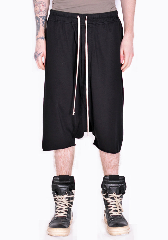 RICK OWENS DRKSHDW DU01B7380 RN 09 BLACK DRAWSTRING PODS