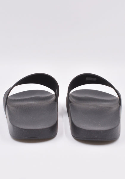 RICK OWENS DRKSHDW MENS RUBBER SLIDE SANDALS BLACK/MILK SS23 | DOSHABURI Online Shop