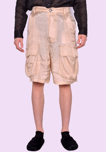EDWARD CUMING SS23-PC03 SAG CARGO SHORTS BEIGE SS23 | DOSAHBURI Online Shop