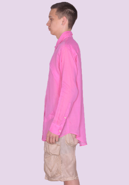 EDWARD CUMING SS23-S04A LUNG WINDOW SHIRT PINK SS23 | DOSHABURI Online Shop