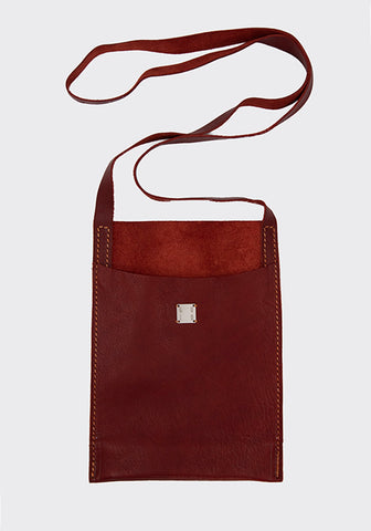 GUIDI PKT1 SOFT HORSE FULL GRAIN PASSPORT BAG DARK RED | DOSHABURI Online Shop