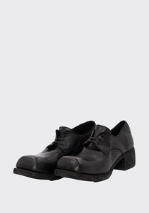 GUIDI 9082 HORSE FULL GRAIN LEATHER LACED UP SHOES BLACK | DOSHABURI Online Shop