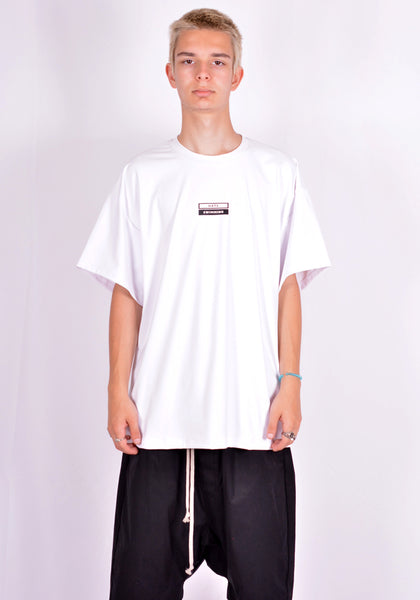 GUACAMOLE 20-2007-WHT RASH GUARD/HALF OVERSIZE T-SHIRT WHITE | DOSHABURI Online Shop