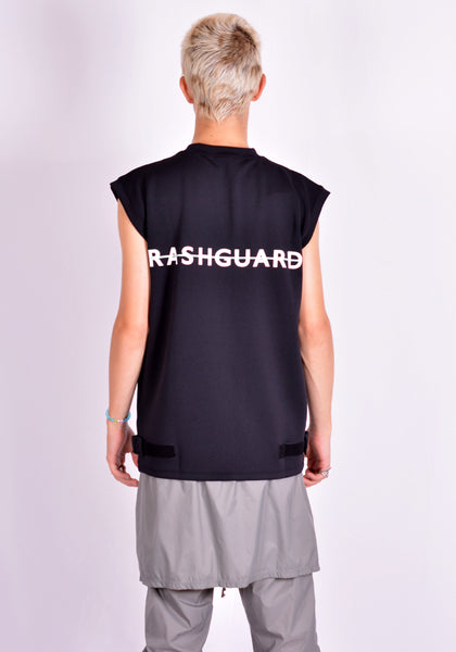 GUACAMOLE 20-2005-BLK RASH GUARD/TANKTOP BLACK | DOSHABURI Online Shop