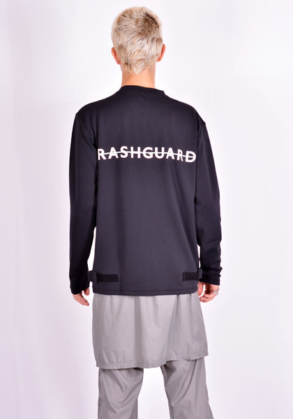 GUACAMOLE 20-2006-BLK RUSH GUARD LONG SLEEVE T-SHIRT BLACK | DOSHABURI Online Shop