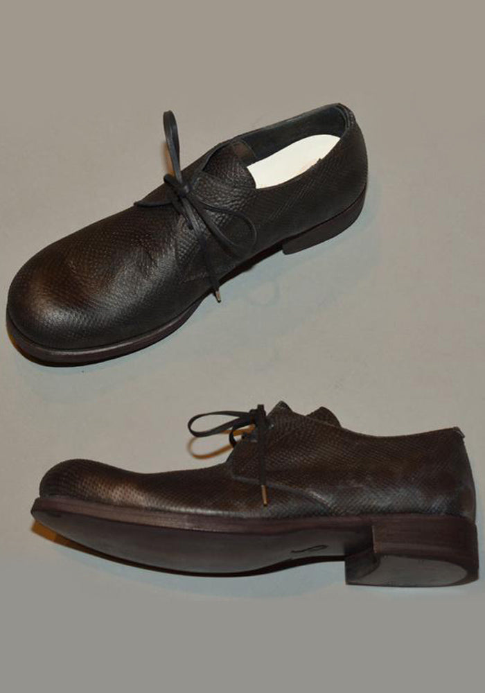 IS BY INDIVIDUAL SENTIMENTS 通販 LEATHER DERBY SHOES BLUE/BLACK 