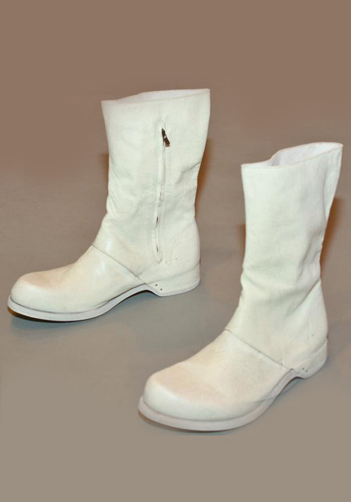 IS BY INDIVIDUAL SENTIMENTS 通販 MENS SIDE ZIP BOOTS DIRTY WHITE