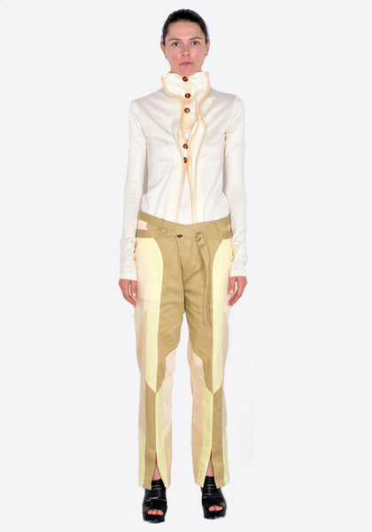 KIKO KOSTADINOV KKWSS22T02 DAINTREE PANELLED TROUSER PINE/MULTI | DOSHABURI Online Shop