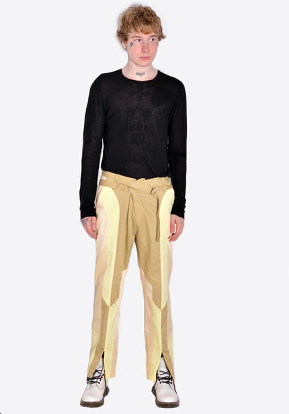 KIKO KOSTADINOV KKWSS22T02 DAINTREE PANELLED TROUSER PINE/MULTI | DOSHABURI Online Shop